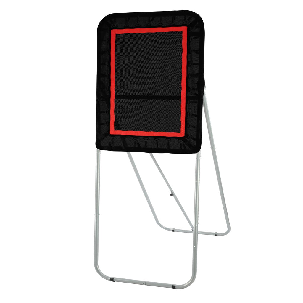 Vevor Folding Lacrosse Rebounder For Backyard, 3X4 Ft Volleyball Bounce Back Net, Pitchback Throwback Baseball Softball Return T