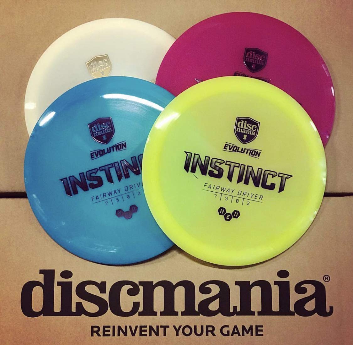 Discmania Evolution Neo Instinct Disc Golf Driver (Colors May Vary) 173-176G