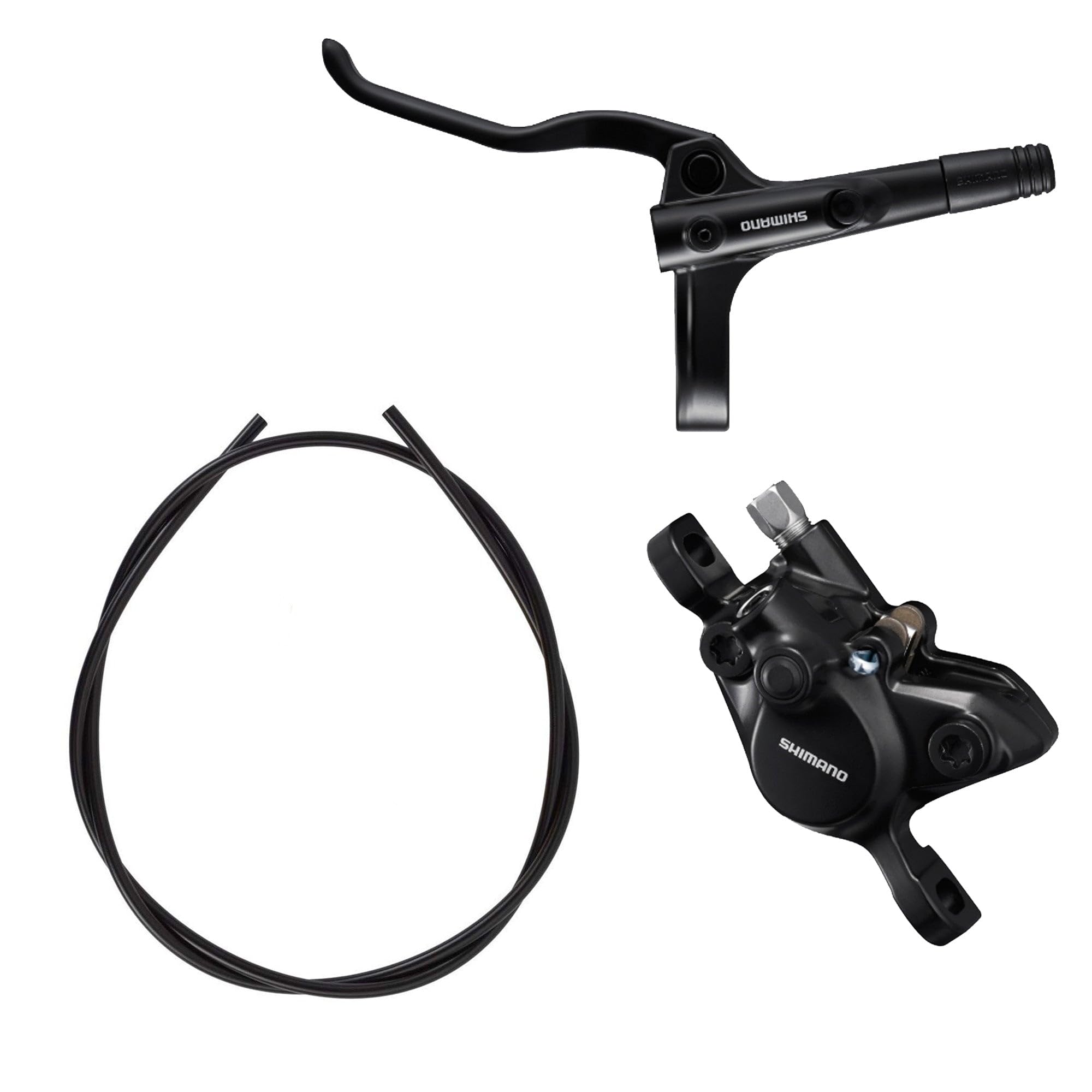 Shimano Non-Series MTB Unisexs MT200BLR Wheels, Black, Rear