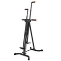 Vertical Climber Exercise Machine For Home Gym With 4 Metal Guide Rails Folding Exercise Climber Cardio Workout Machine 5-Level 