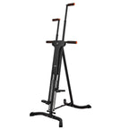 Vertical Climber Exercise Machine For Home Gym With 4 Metal Guide Rails Folding Exercise Climber Cardio Workout Machine 5-Level 