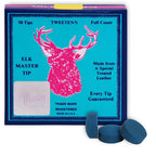 Tweeten Elk Master Billiard Pool Cue Tips - 1 Box - 50 Tips - Choose Your Size (11 Mm)