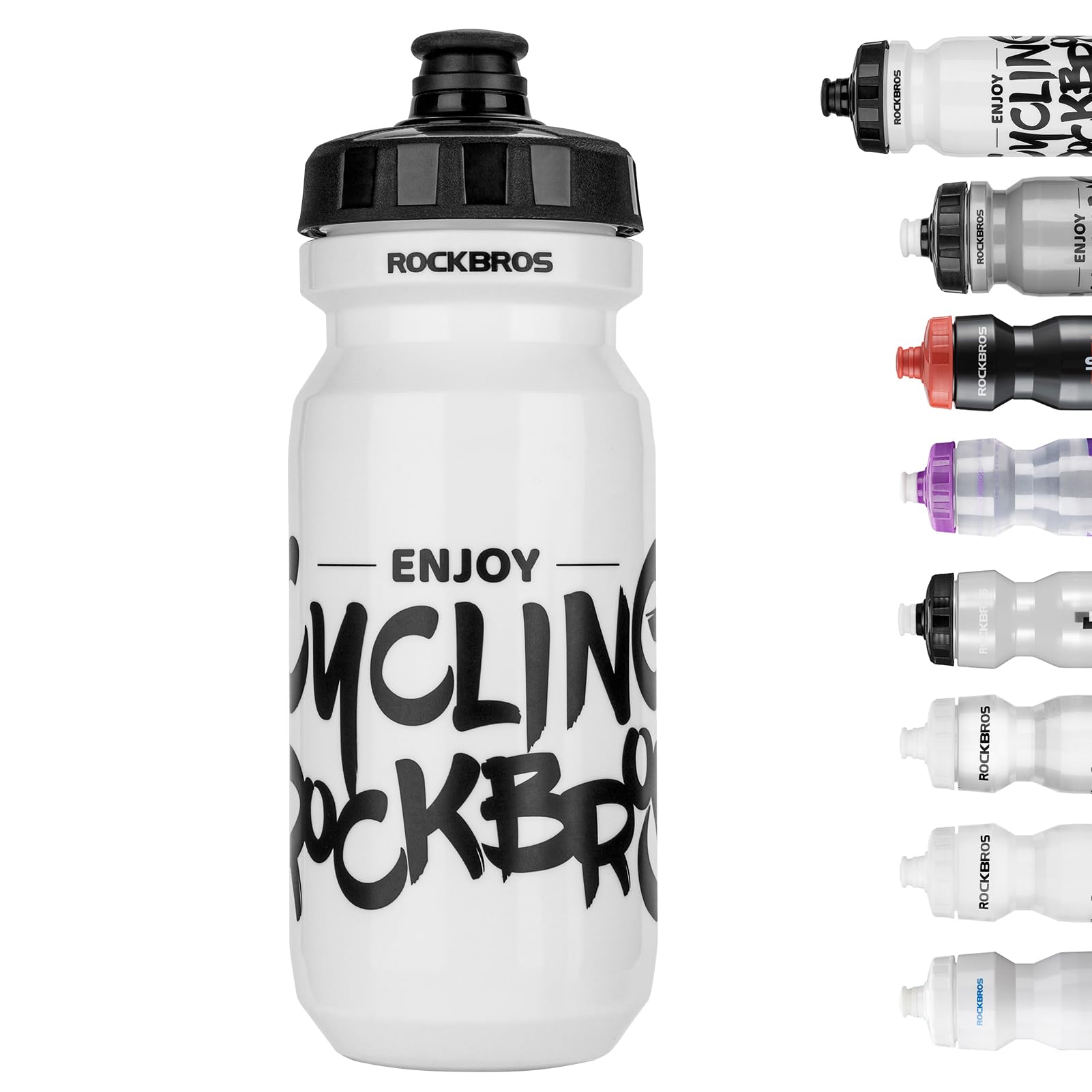 Rockbros Cycling Water Bottle, 20-25Oz Cycling Bottle, Bpa-Free