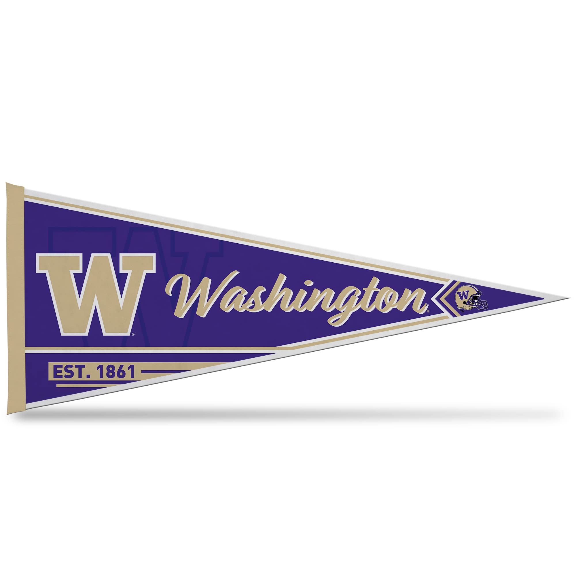 Rico Industries Ncaa Washington Huskies Classic 12'' X 30'' Felt Wall D  Cor Pennant - Great For Home/Bed Room/Man Cave D  Cor