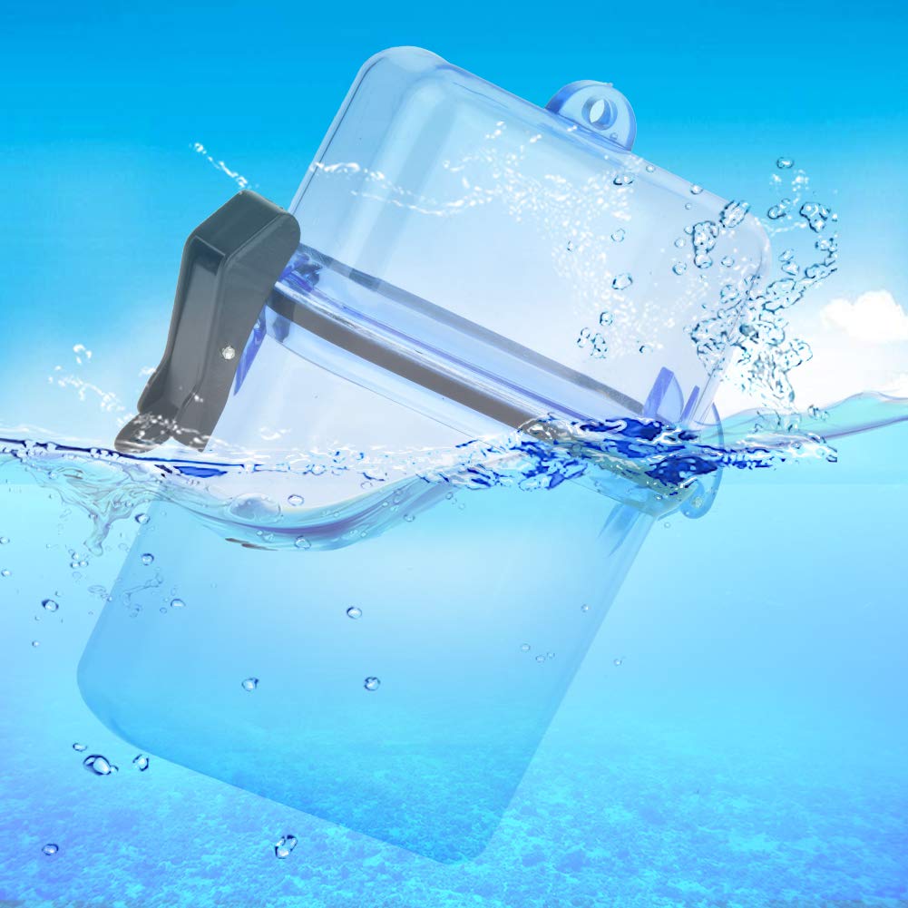 T Best Diving Dry Box, Underwater Plastic Transparent Floating Watertight Case Waterproof Diving Sealing Dry Storage Box With Ro