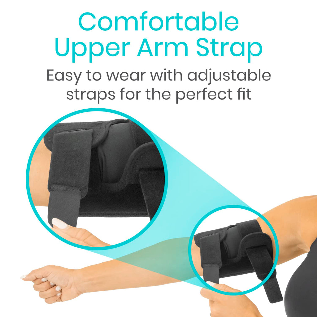 Vive Bicep Brace Compression Sleeve For Tendonitis - Upper Arm Tricep  Bicep Support Brace For Pain Relief - Comfortable, Lightw