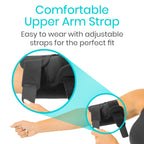 Vive Bicep Brace Compression Sleeve For Tendonitis - Upper Arm Tricep  Bicep Support Brace For Pain Relief - Comfortable, Lightw