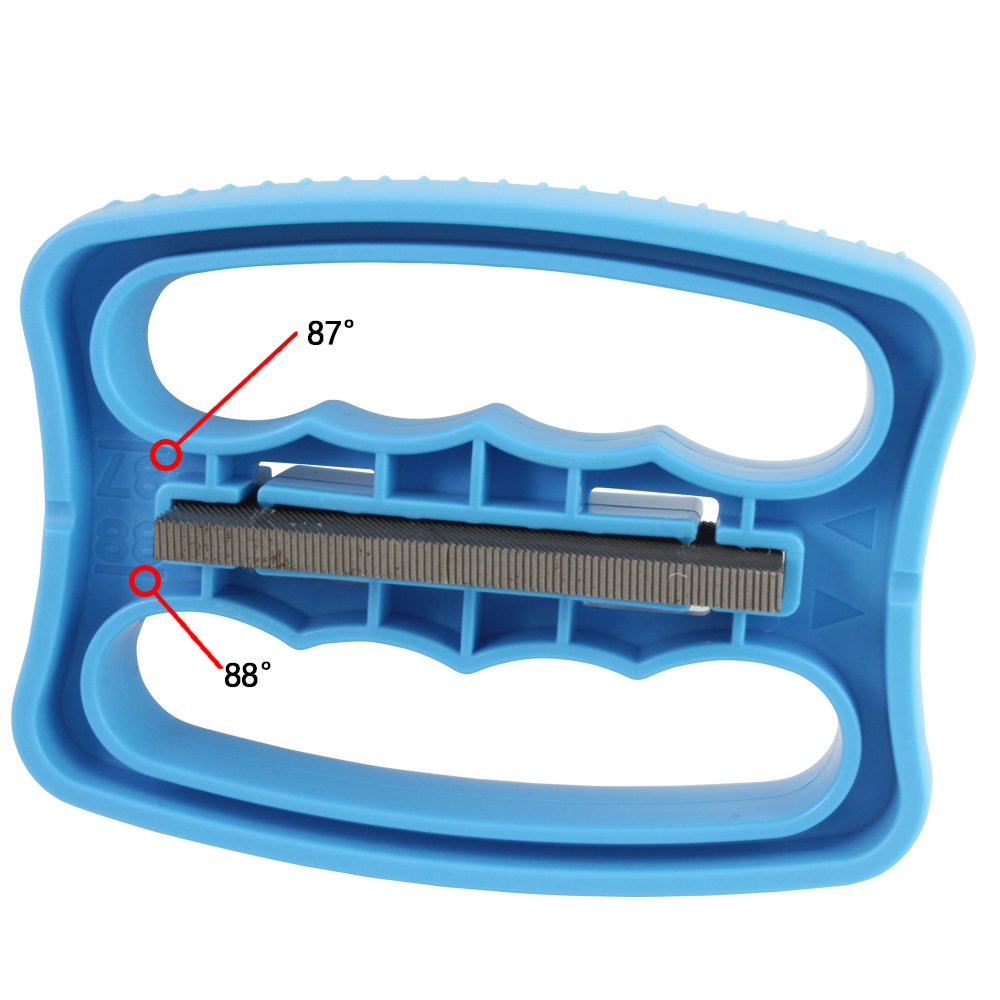 Xcman Ski Snowboard Side Bevel File Guide Edge Tuner Tool Multi 87 88 89 90 Degrees With A File