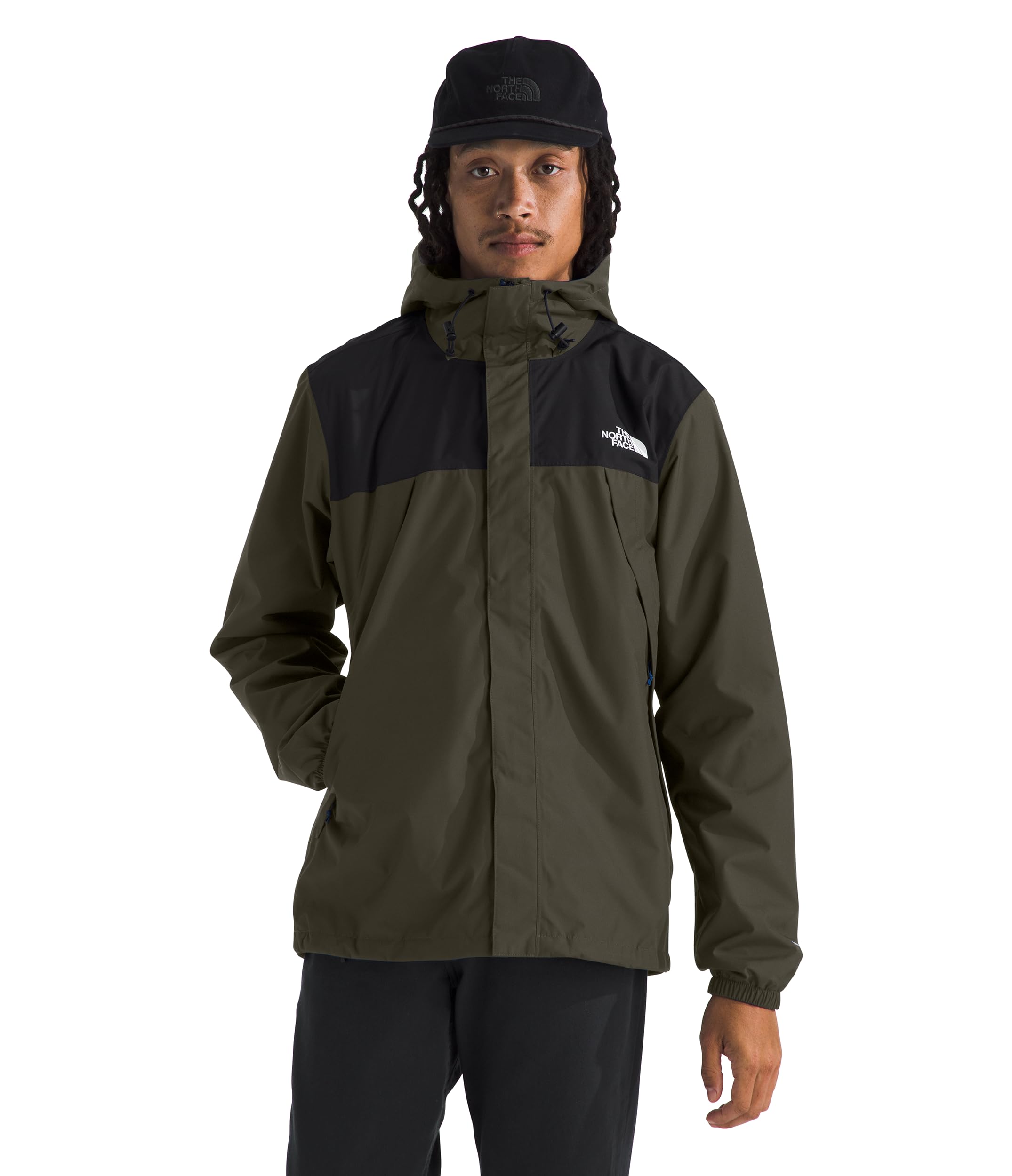 The North Face Mens Antora Jacket (Standard & Big Size) - Waterproof & Windproof Rain Coat, Secure Zip Hand Pockets, New Taupe 