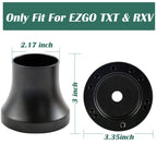 Roykaw Golf Cart Steering Wheel Or Hub Adapter For Ezgo Club Car Yamaha (For Ezgo Rxv/Txt Black)