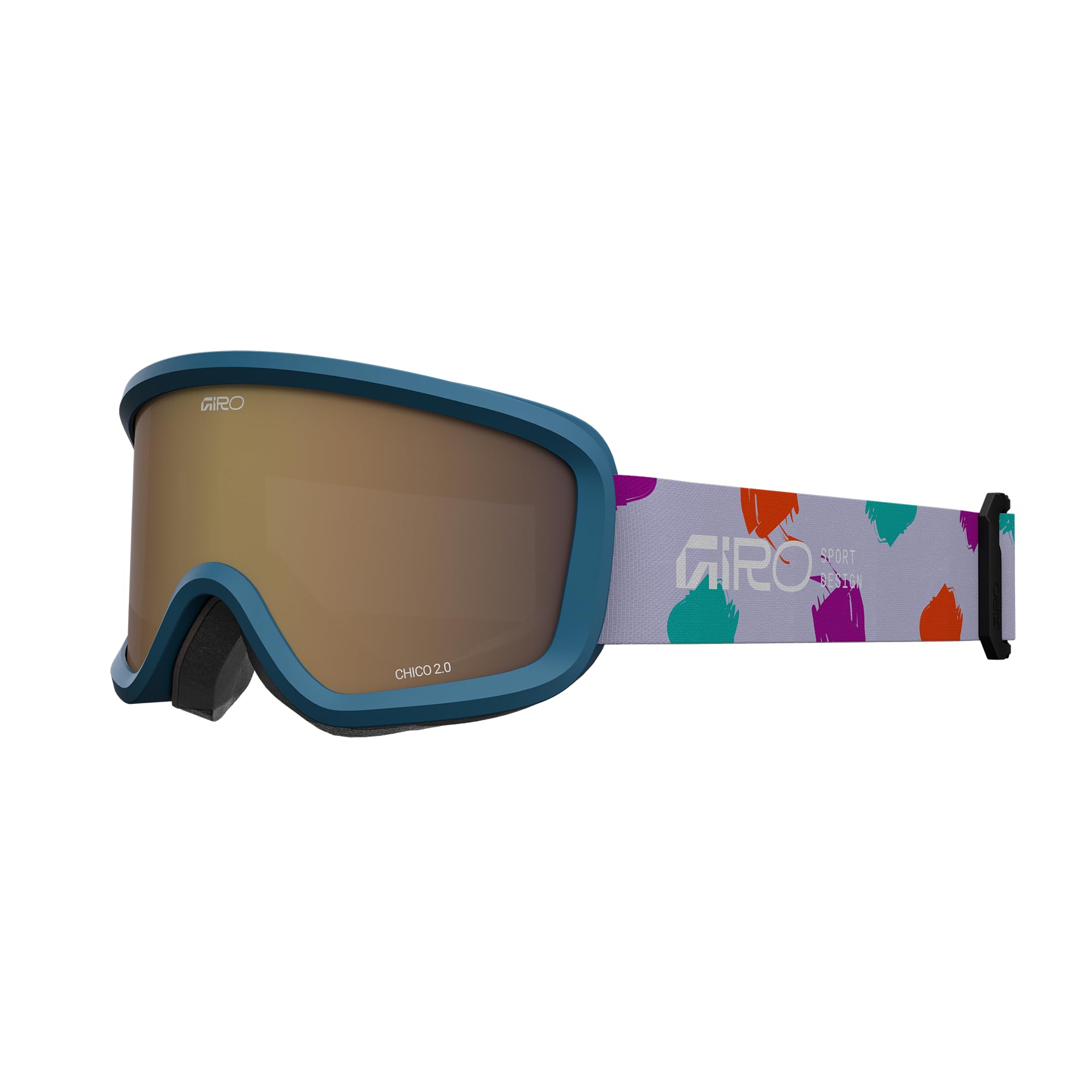 Giro Chico 2.0 Kids Snow Goggle Teal Painted - Amber Rose