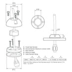 Scanstrut Ds40-P Large Cable Seal - Plastic, White