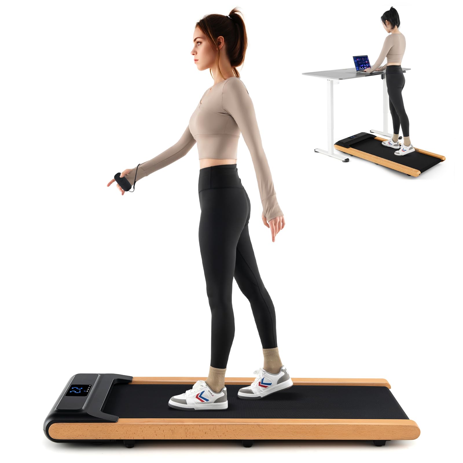 Goplus 1100W Folding Treadmill Electric Motorized Power Fitness Running Machine With Led Display And Ipad Support Perfect For Ho