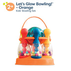 B. Toys- Lets Glow Bowling! - Multicolored Six Pin Toy Bowling Set With Flashing Light-Up Ball & Carrying Caddy For Kids- 2 Year