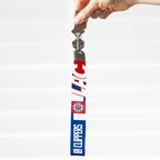 Rico Industries Nba Basketball Los Angeles Clippers Wrist Lanyard Key Chain, Cute Wristlet Strap Keychain Holder For Women Men C