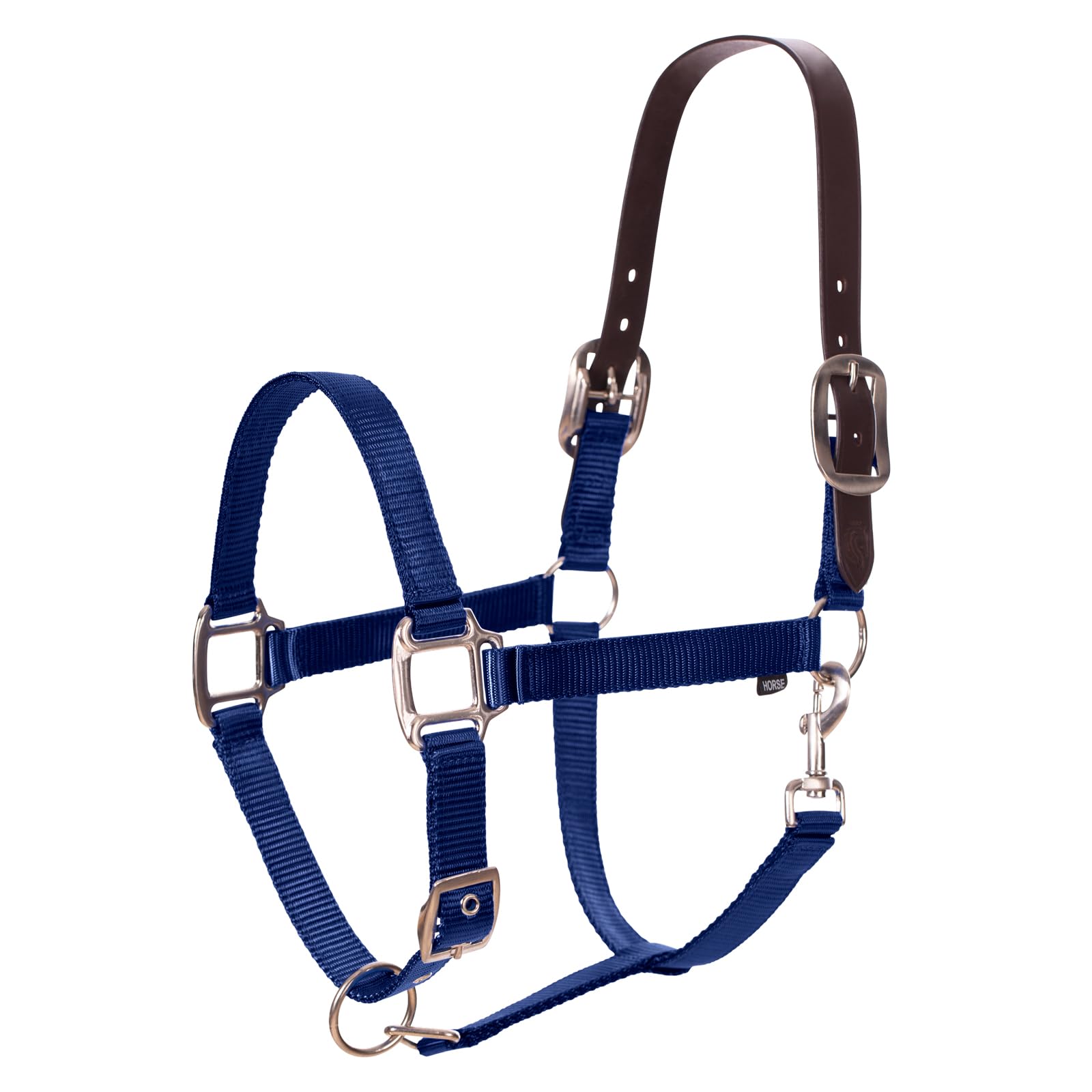 Equinavia Loki Adjustable Breakaway Horse Halter - Navy - Pony