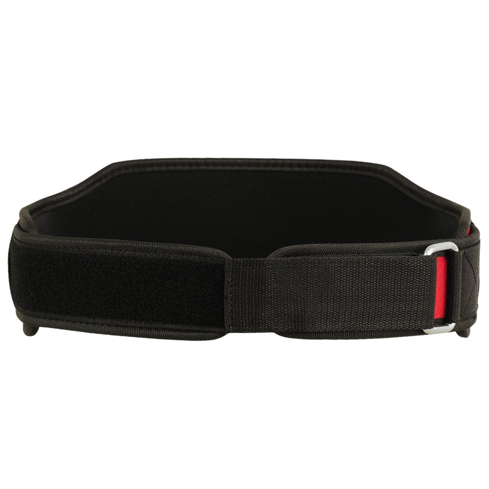 Mrx Weight Lifting Belt With Double Back Support Gym Training 5'' Wide Belts 11 Colors (Red, Large)
