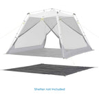 Core Outdoor Tent Footprints | Perfect Tarp Camping Accessories For Easy Camp Setup (10X10 Instant Screen House)