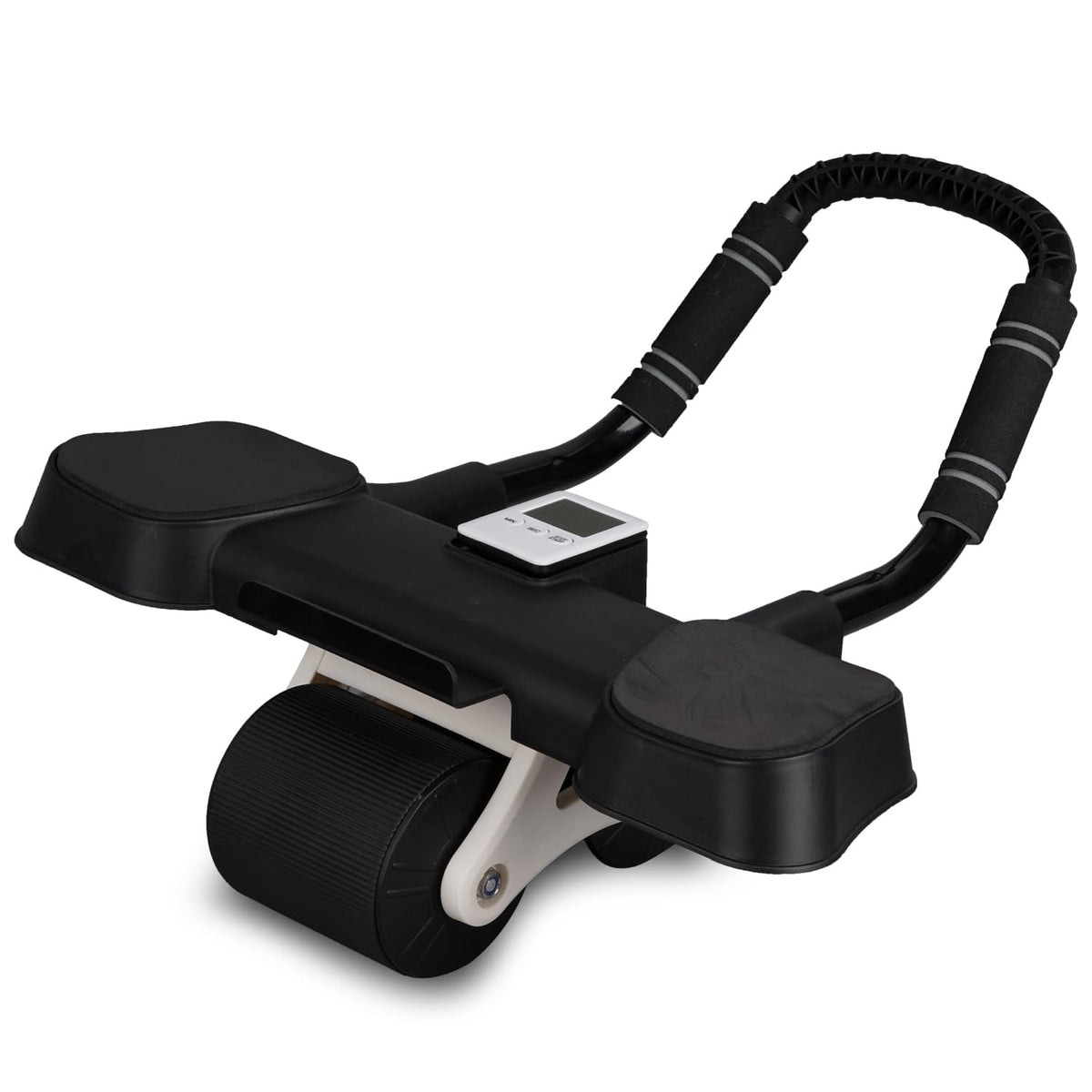 Healthex Automatic Ab Wheel Rebound Ab Roller with Mobile Holder | Precise Timer | Men Abdominal Exercise Equipment | Home Gym E