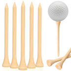 Wingolfer Golf Tees, 100 Packs Of 3 1/4 Inch Golf Tees, Professional Natural Bamboo Golf Tees, Durable & Stable Professional Tee