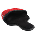 Andux Mesh Mallet Putter Cover Golf Putter Head Covers Red, Semicircle