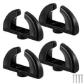 Datanly 4 Pack Boat Windshield Turn Latch Black Boat Latch Replacement for Walk Through Windshields and Hatch Opening Door Cabin