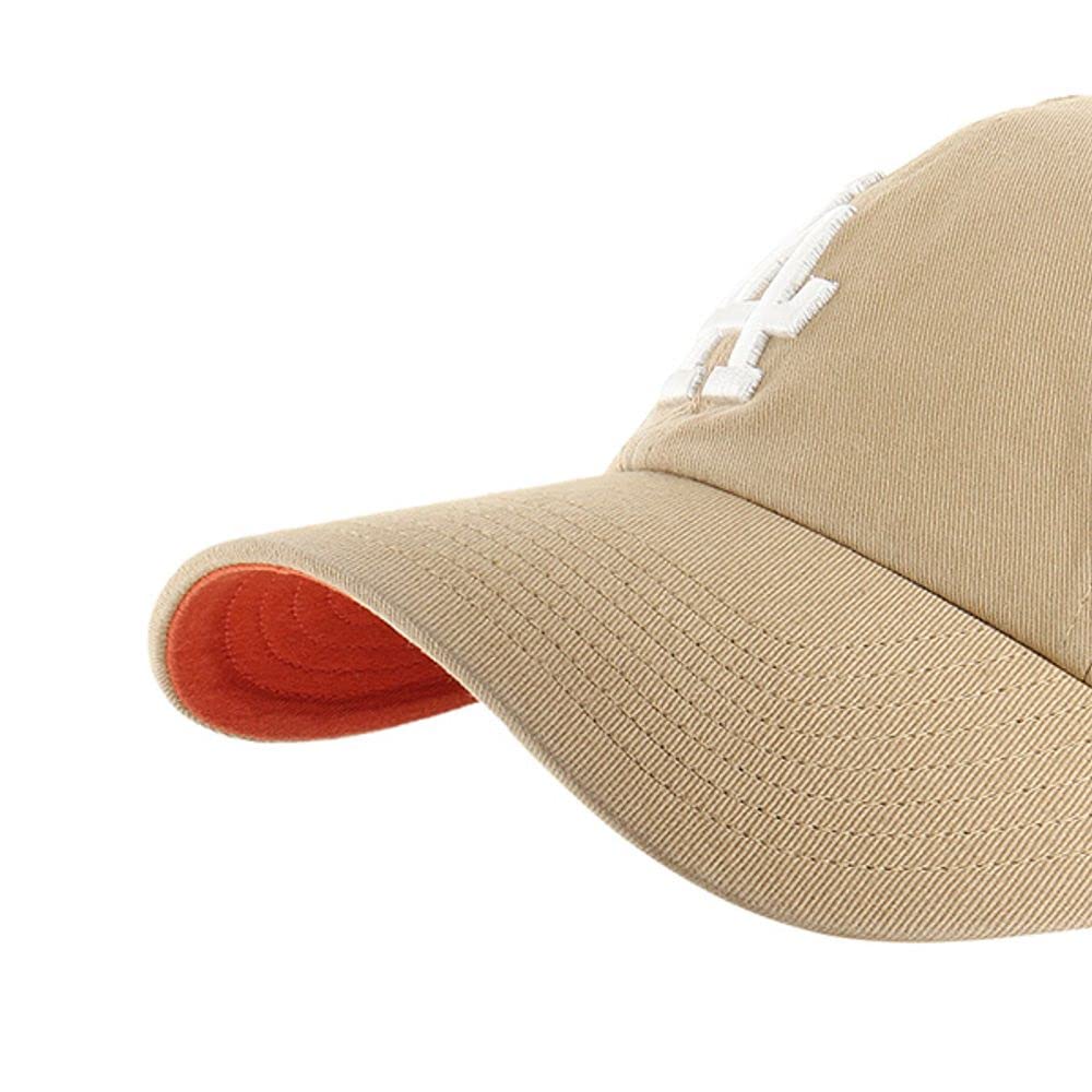'47 Los Angeles Dodgers Ballpark Clean Up Dad Hat Baseball Cap - Khaki