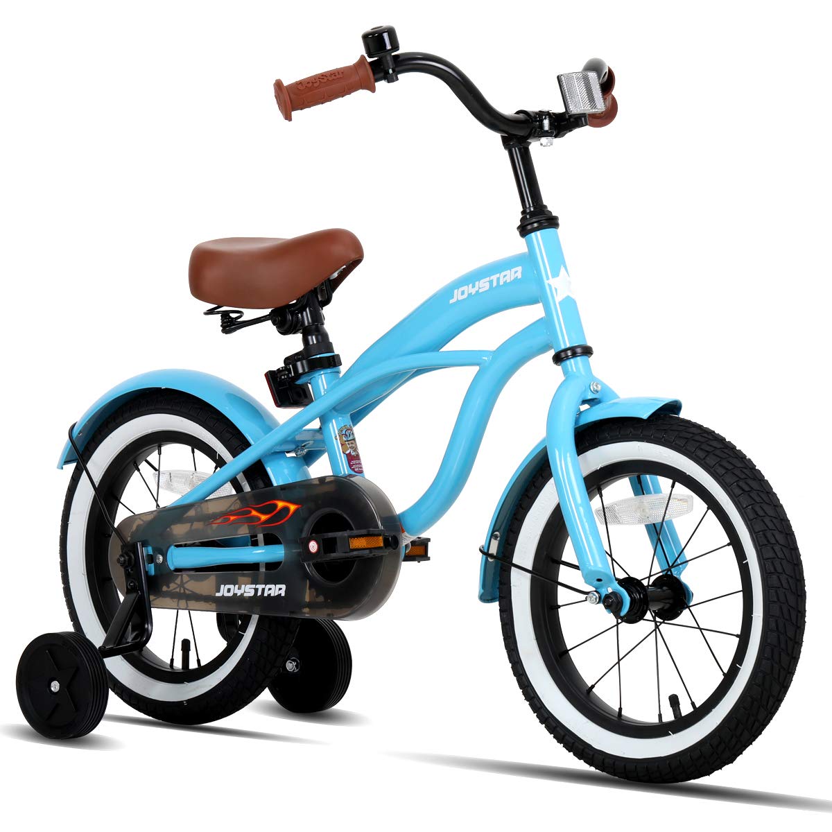Joystar 14 Inch Kids Bike With Training Wheels For Ages 3-5 Years Old Girls Boys Bike Toddler Bike Beach Cruiser Kids Bicycle Bl