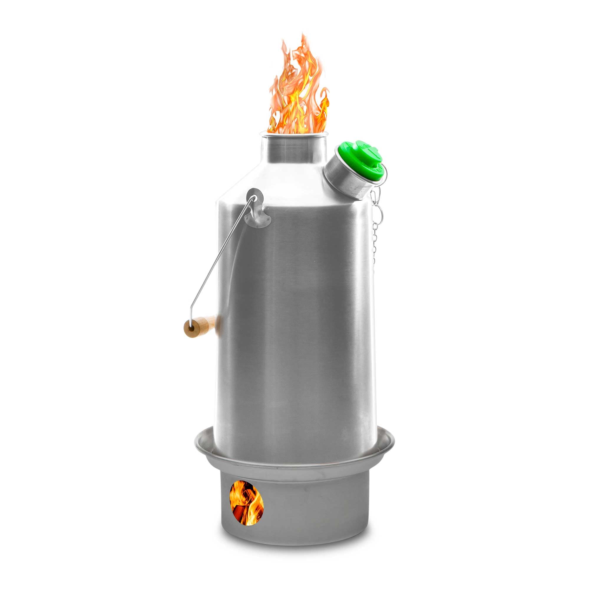 Kelly Kettle Base Camp - Large Stainless Steel Kettle