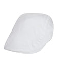Zacharias MenS Cotton Beret Golf Ascot Cap A20 (White_Free Size) (Pack Of 1)
