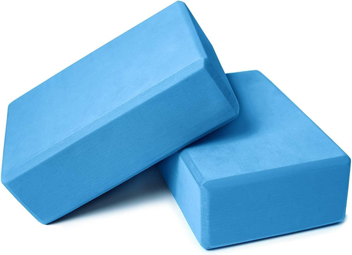 Ridera HighDensity Foam Yoga Blocks Set Of 2 NonSlip, Lightweight & Durable Exercise Bricks For Yoga, Pilates, Stretching & Fi