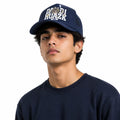 Faas Dark Blue Half Net Cap Men & Women Trucker Baseball Cap|Breathable Mesh Adjustable And Stylish| Summer Outdoor Hat For Casu