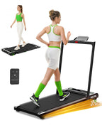 Akluer Walking Pad Treadmill, 330Lbs Capacity, Compact Walking Pad, 2.5Hp Desk Treadmills, 45Db Silent Operation, Foldable Tread