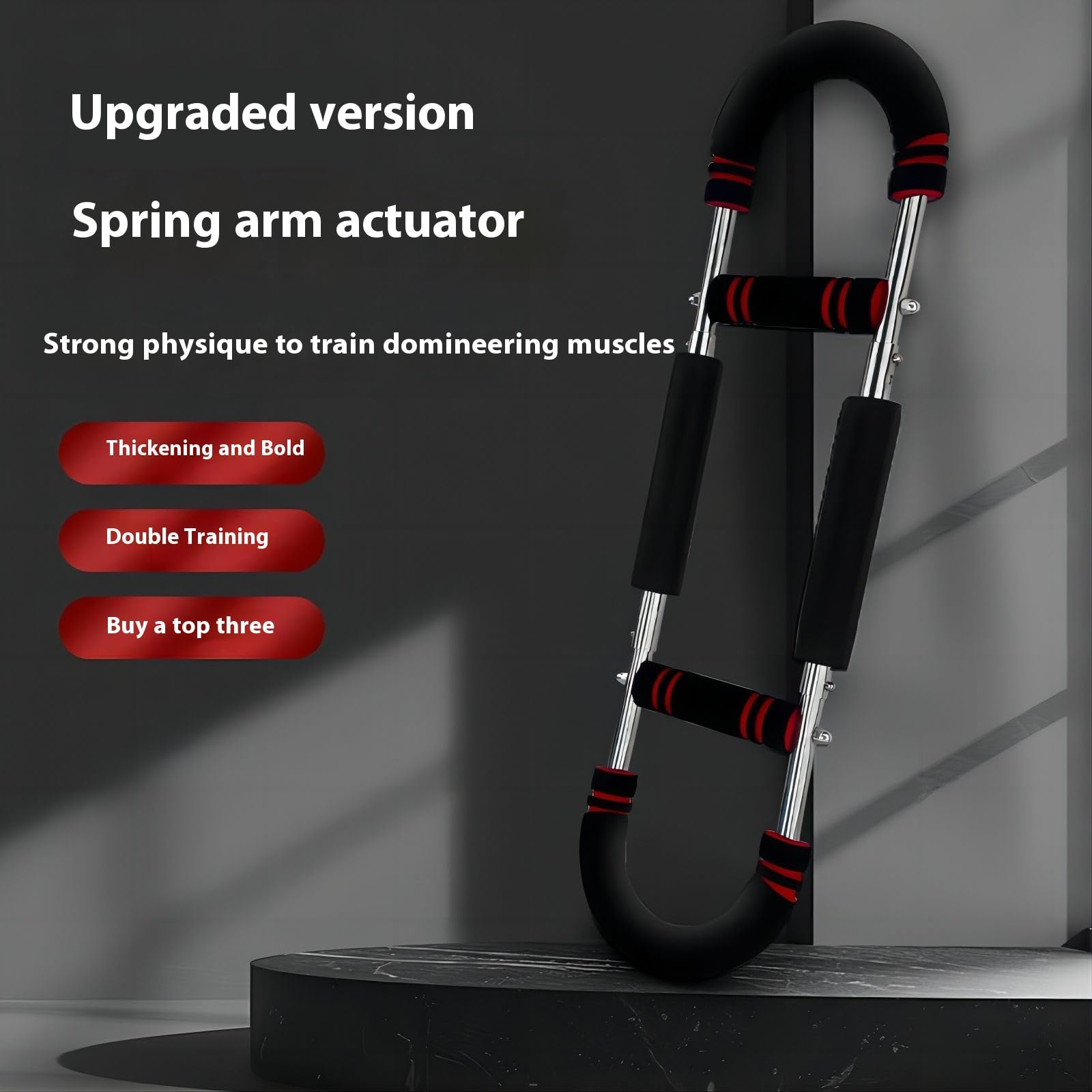 Blue Twister Arm Trainer,60-120Lb Adjustable Chest Workout Equipment, Twister Arm Trainer,Portable Power Twister Bar,Detachable