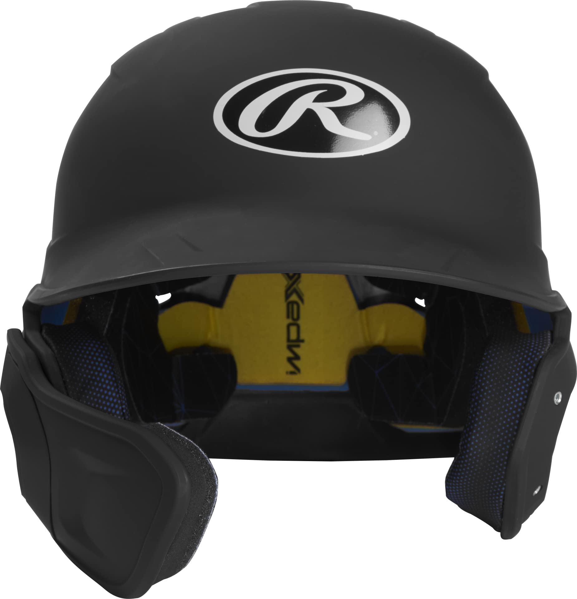 Rawlings Mens Rawlings 2022 Mach 1 Tone Matte Baseball Batting Helmet W Lhb Adjext Senior Matte Black, Matte Black, One Size Us