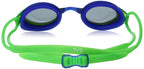 Tyr Junior Blackhawk Racing Googles, Smoke/Fluro Green/Blue, One Size