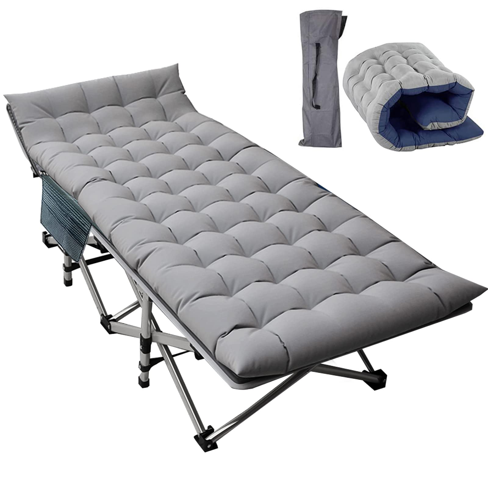 Slsy Folding Camping Cot Xl, Folding Cot Camping Cot For Adults Portable Folding Outdoor Cot With Carry Bags For Outdoor Travel 