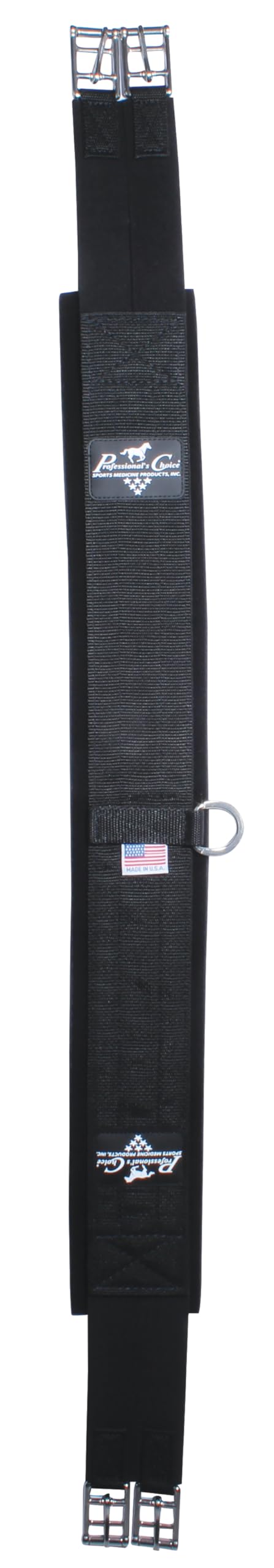 Professionals Choice Equine Smx English Girth (Size 48-Inch, Black)