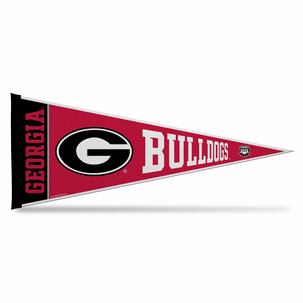 Rico Industries Ncaa Georgia Bulldogs Exclusive 12'' X 30'' Felt Wall D  Cor Pennant - Great For Home/Bed Room/Man Cave D  Cor