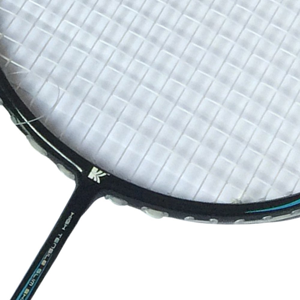 Kevenz 2 Pack Graphite High-Grade Badminton Racquet, Professional Carbon Fiber Badminton Rackets, 1 Black And 1 Red Racket, 1 Ca