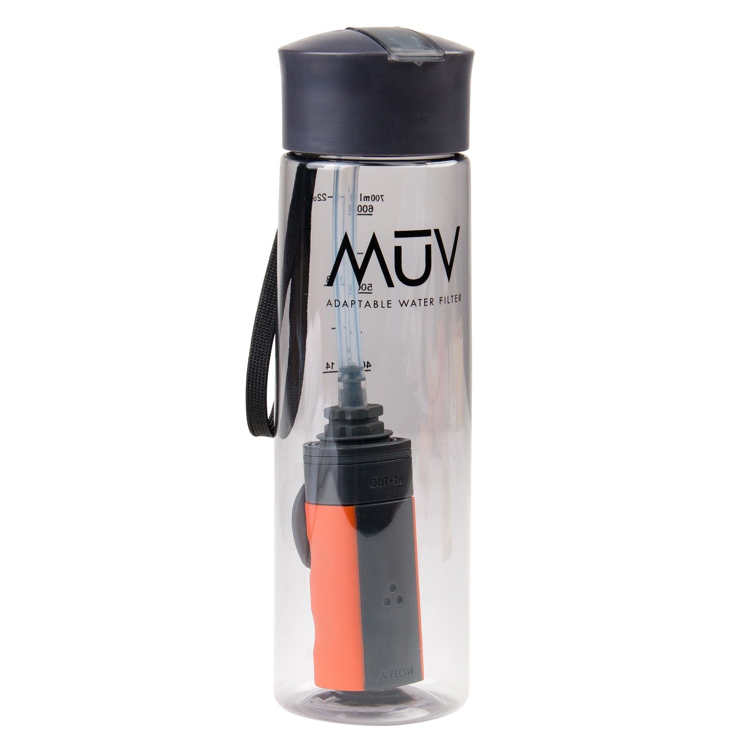 Renovo Water Muv Eclipse Survival Water Filter System - Blocks Chemicals, Bacteria, Viruses, And More - The Ultimate Survival Wa