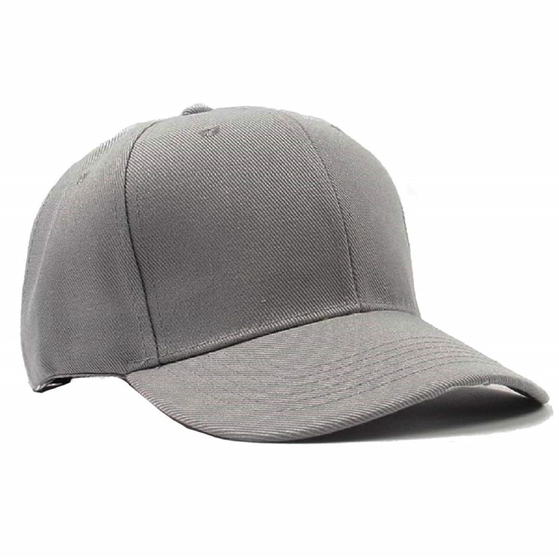 Blucaps Adjustable Baseball Cap For Men And Women, Unisex Cap For All Seasons Grey