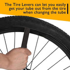 2 Pack 700C Bike Tubes 700 X 35/43C Av48 Schrader Valve With 3 Tire Levers Compatible With 700 X 35C 700 X 36C 700X37C 700 X 38C