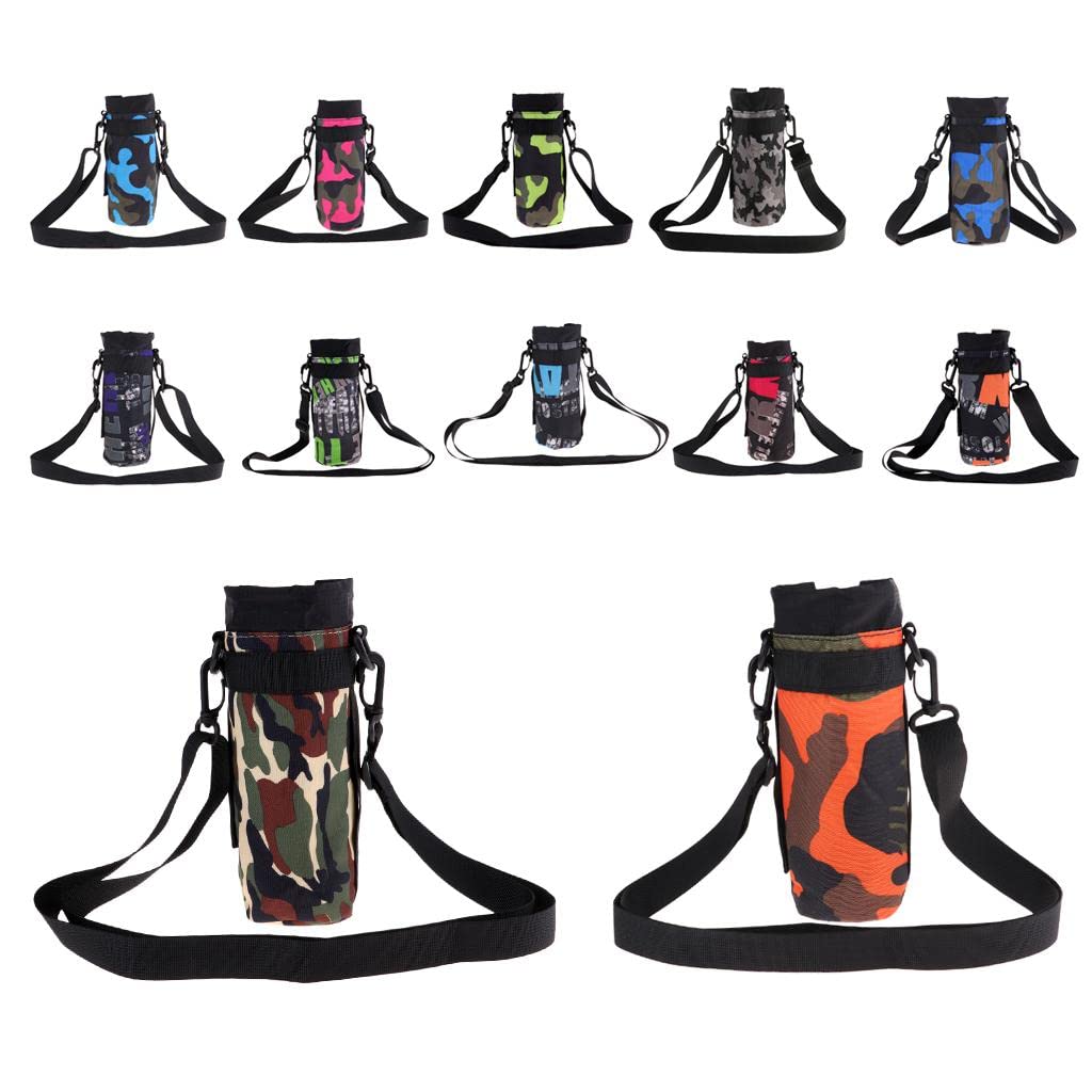 Bnf500Ml Sports Water Bottle Holder Sleeve Bag Carrying Pouch Khaki Camo|Sporting Goods | Outdoor Sports | Camping & Hiking |1 P