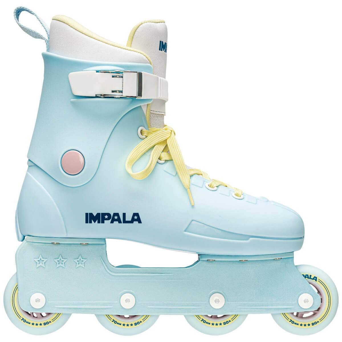 Impala Lightspeed Inline Skate - Sky Blue/Yellow (Womens Size 6)