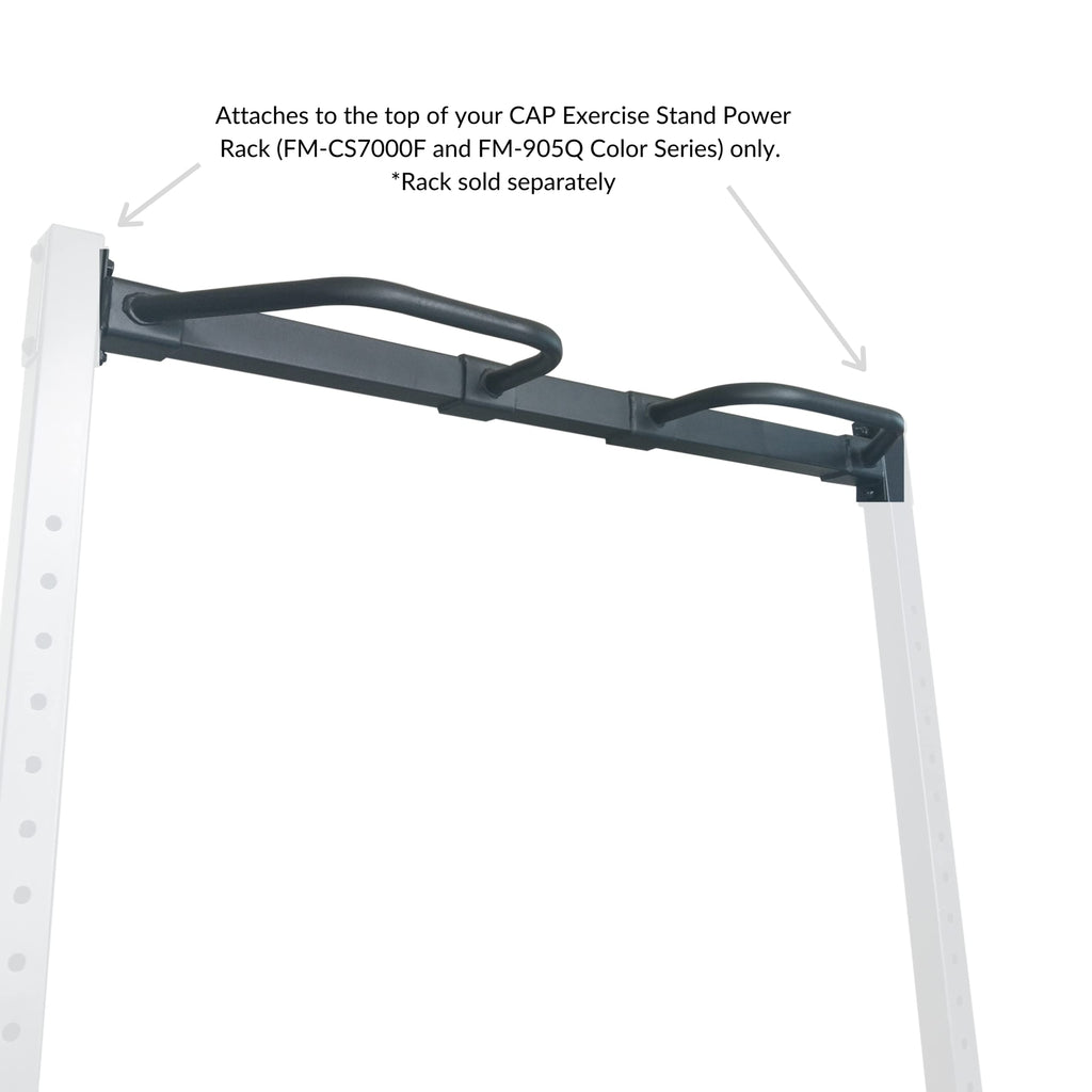 Cap Barbell Pull Up Attachment For Fm-905Q Color Series, Black