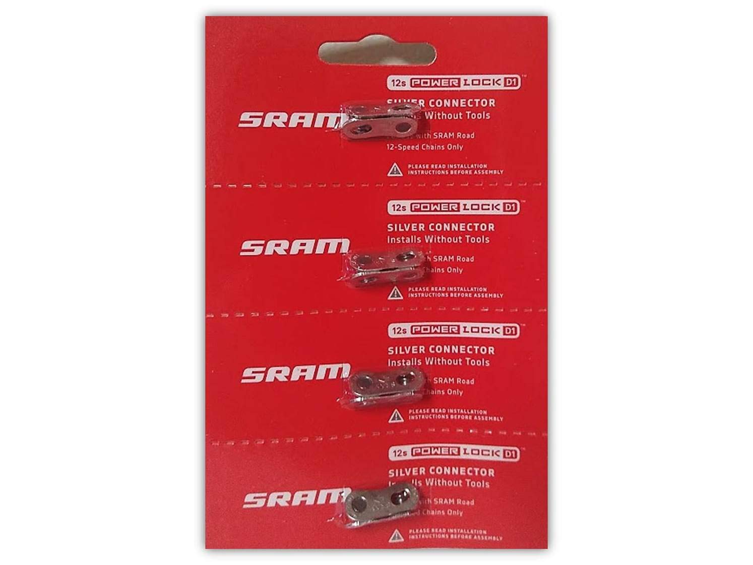 Sram Axs Powerlock Chain Connector 12-Speed Road Chain Link W Decal - Available In 2-Pack And 4-Pack (4)