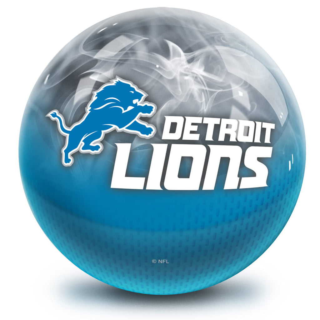 Detroit Lions Nfl On Fire Bowling Ball 15Lbs