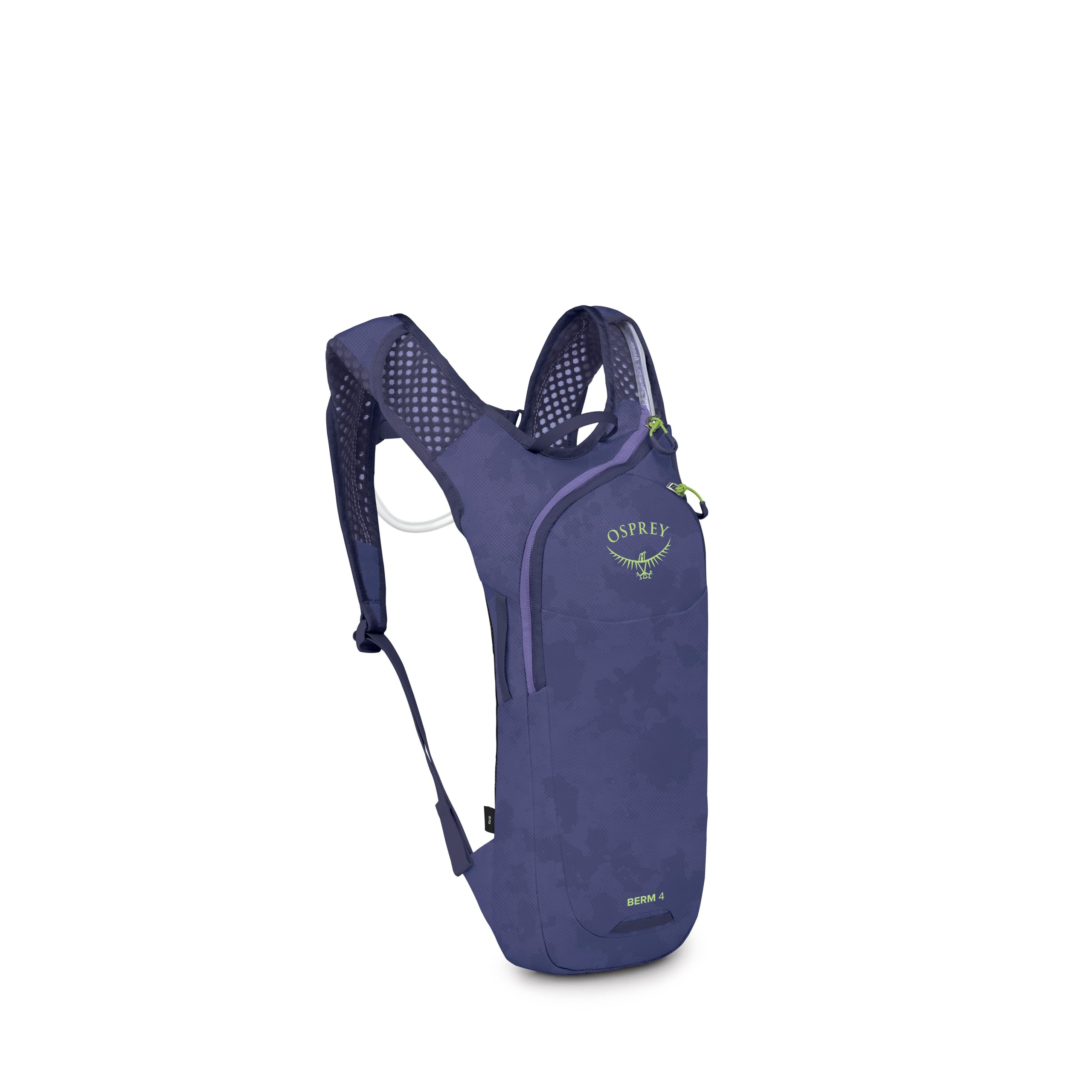 Osprey Berm 4L Biking Backpack with Hydraulics Reservoir - Lightweight Hydration Backpack for Men and Women, Botswana Purple/Dus