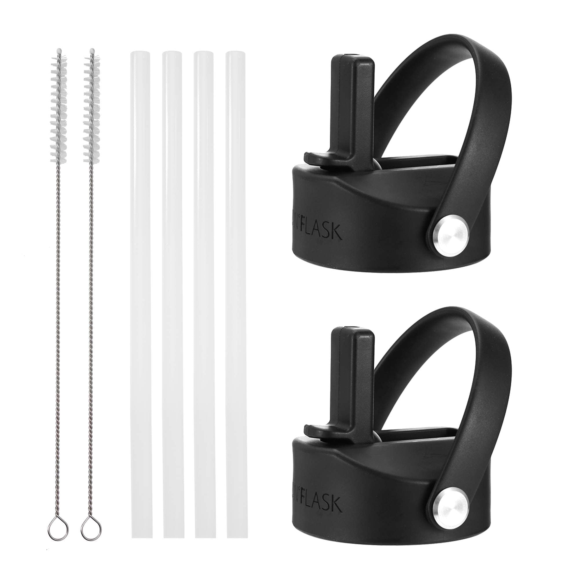 Iron Flask Carabiner Straw Lid For Wide Mouth Hydro Insulated Sports Modern Water Bottles, Simple Bpa Free